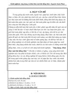 Sáng kiến kinh nghiệm: Ứng dụng và khai thác một bất đẳng thức