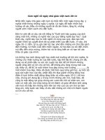 Báo tương phục vụ 20/11