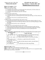 Đề KTHK II (2006- 2007)