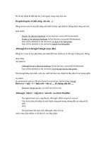 Mệnh đề thể hiện sự nhượng bộ