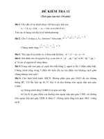 Bồi dương toán 9 đề 11