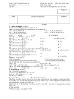 đề KTHKI 08-09