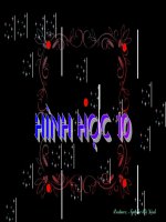 Phương trình đường tròn (Lớp 10)