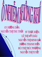 ô nhiễm không khí 2