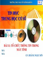 Tin học 6: Bài 11