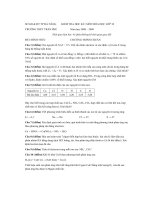 Đề thi học kì 1 môn hóa học lớp 10 (năm học 2008-2009)