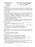 ĐỀ TS QUỐC HỌC HUẾ 08-09