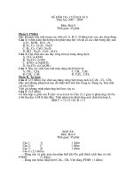 Kiểm tra cuối HK2 - Hóa 9