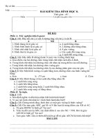 Bài kiểm tra hình học 8 - số 1