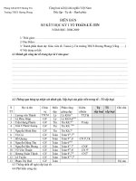 Mẫusơ kết tổ Kỳ I