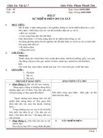 Giáo án Vật lý 7