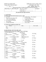 ĐỀ THI THAM KHẢO HKII (07-08)