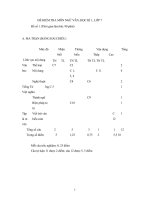 Đề KT Học kì I - Ngữ Văn 6 (BGD.4)