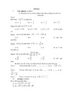 Trắc nghiệm Toán 9