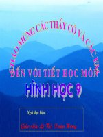 Giáo án hình 8: Đường tròn nội, ngoại tiếp