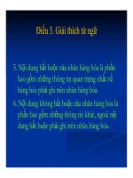 Giáo trinh  bao bì thực phẩm part 3 