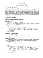 khai thác bài toán