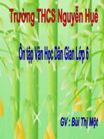 Ôn tập Văn Học Dân Gian Lớp 6