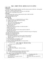 Giáo án lop 11 Phần 1