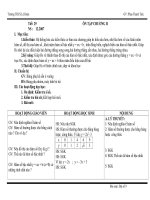 Giáo án đại số tuần 15(3 cột)