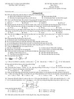 DE THI THU DAI HOC LAN 2 TRUONG THPT YEN MO A NINH BINH