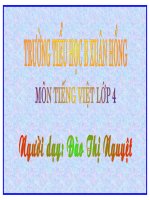 Vị ngữ trong câu kể