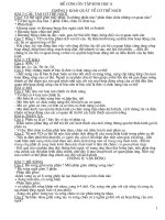 Đề cương ôn sinh 8 (Số 1)