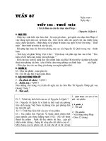 Ngữ văn lớp 8 tuần 27