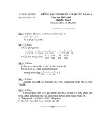 Đề thi HSG huyện