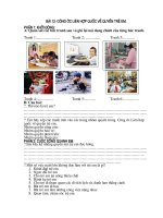Bài trắc nghiệm GDCD lớp 6