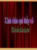 Tiết 39: Vec tơ pháp tuyến của mặt phẳng. Phương trình tổng quát của mặt phẳng