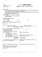 Giáo án Hình học 6 học kỳ I