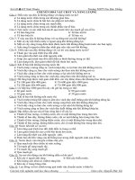 TRẮC NGHIỆM 11MỚI CHƯƠNG I