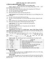 Kiểm tra học kì I lớp 8