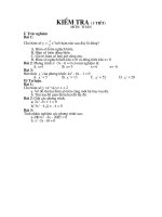 Kiểm tra Đs 9 chương 4