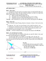 Đề chọn đội tuyển năm 2007 có đáp án