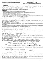 Ôn tập chương 1,2 lớp 12NC