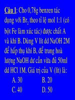 BTTN HIDROCACBOM = PỞEPOINT