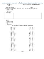 DE KH KH II  CAC LOP CAC NAM