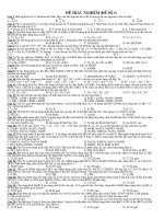 ĐỀ THI THỬ ĐẠI HỌC 01