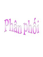 phân phối
