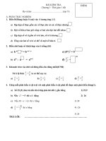 Đê thi chương 1 toán 7