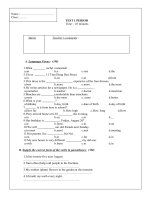 ĐỀ KT 45'' TIẾT 19