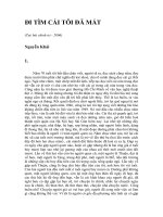 Di tim cai toi da mat(Nguyen Khai)