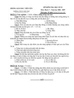 Đề KTHK_II Địa 7