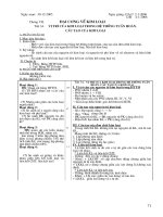 Giáo án chương VII