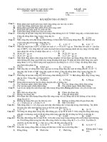 XK: KT 1 tiet lop 11 - Tu truong (de 4)