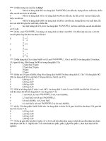 NHÔM & CÁC HỢP CHẤT CỦA NHÔM