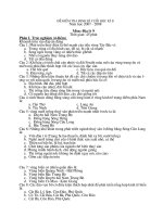 Kiểm tra cuối HK2 - Địa 9