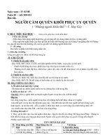 Tiết 100, 101: Người cầm quyền khôi  phục uy quyền